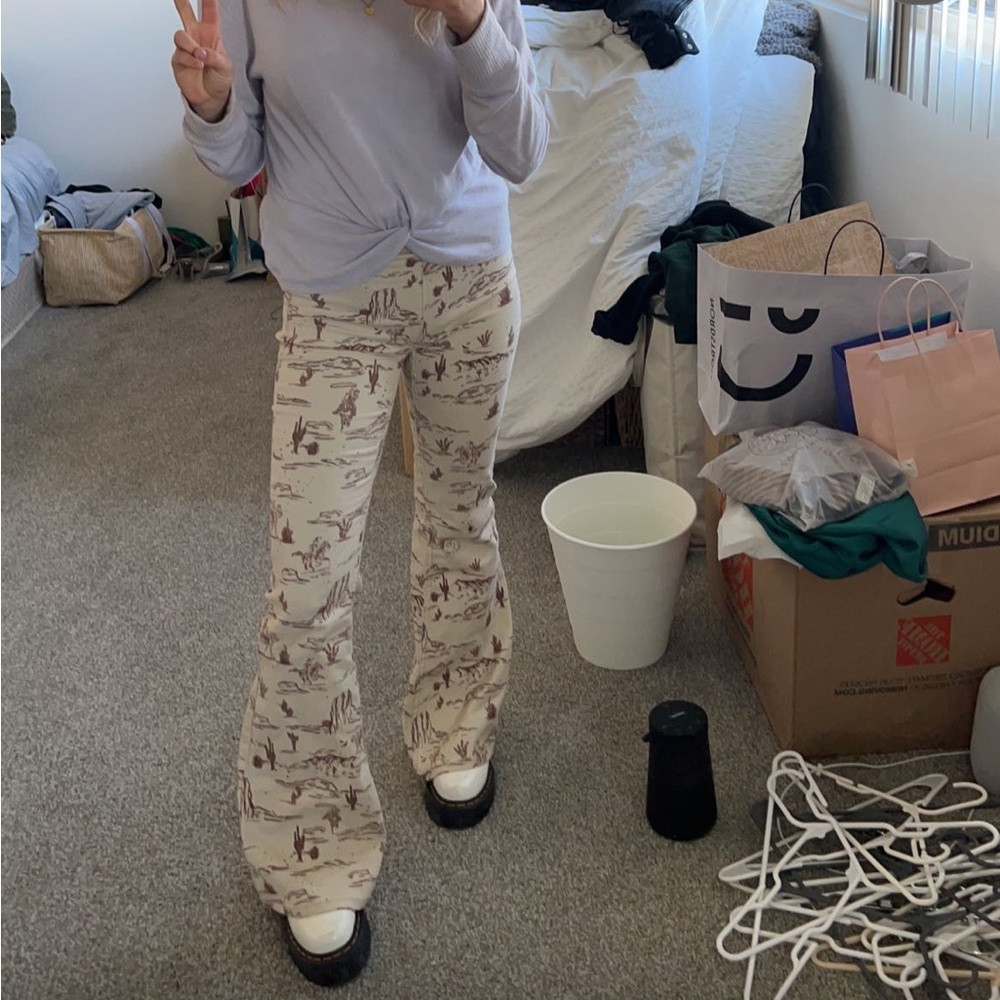 Free people cowboy low rise pant